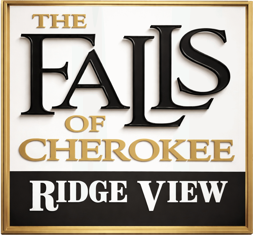 The Falls of Cherokee/Ridge View Logo